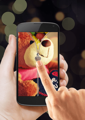 Скриншот приложения Teddy Bear Zipper Lock - №4