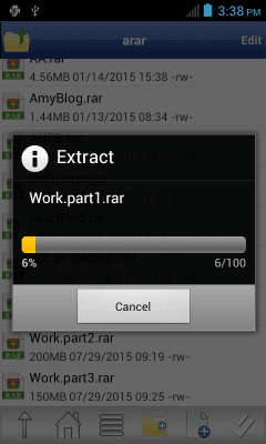 Скриншот приложения Rar Sharp - №2