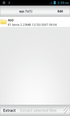 Скриншот приложения Rar Sharp - №4
