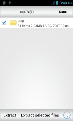 Скриншот приложения Rar Sharp - №5