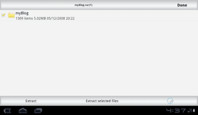 Скриншот приложения Rar Sharp - №9