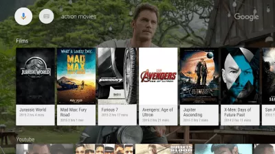 Скриншот приложения Google app for Android TV - №2