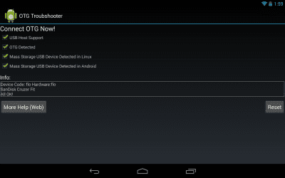 Скриншот приложения OTG Troubleshooter - №3