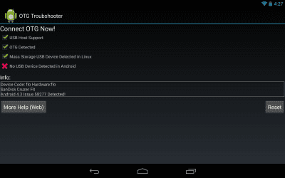 Скриншот приложения OTG Troubleshooter - №4