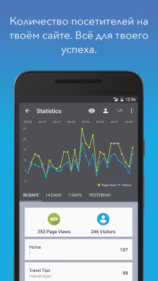 Скриншот приложения Jimdo – Конструктор сайтов - №5