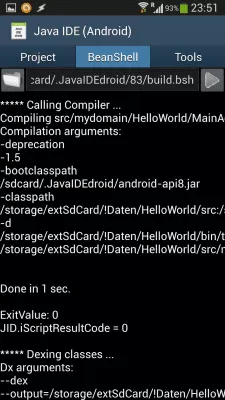 Скриншот приложения JavaIDEdroid - №5