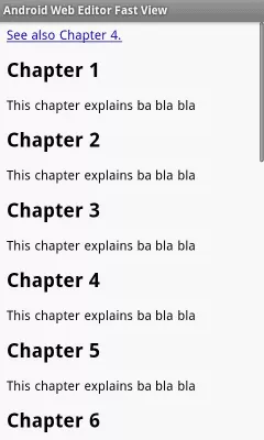 Скриншот приложения Android Web Editor Lite - №6
