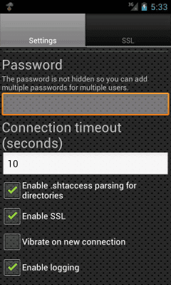 Скриншот приложения Web Server Ultimate - №3