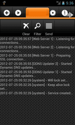 Скриншот приложения Web Server Ultimate - №7