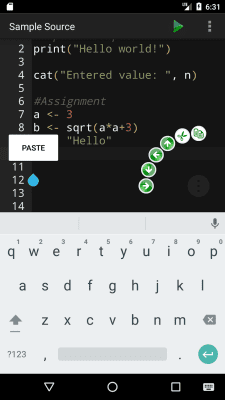 Скриншот приложения R Programming Compiler - №3