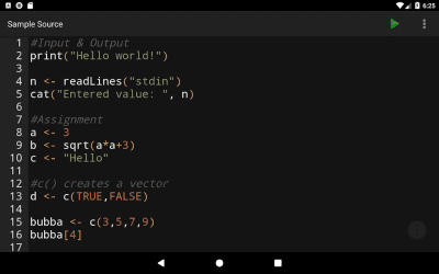 Скриншот приложения R Programming Compiler - №7