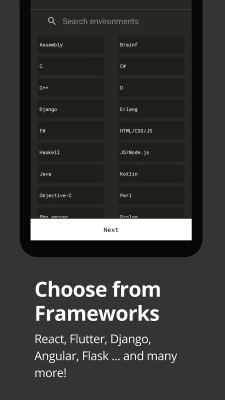 Скриншот приложения Dcoder, Compiler IDE :Code & Programming on mobile - №6