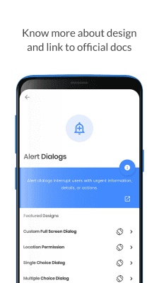 Скриншот приложения CodeX - Android Material UI Templates - №3