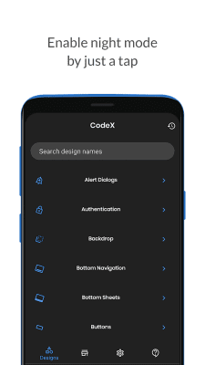 Скриншот приложения CodeX - Android Material UI Templates - №4