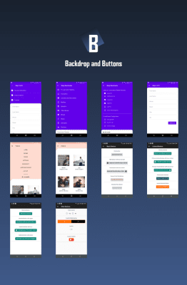Скриншот приложения CodeX - Android Material UI Templates - №10