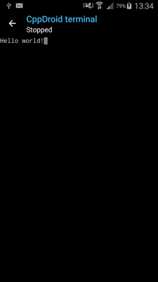 Скриншот приложения CppDroid - №4