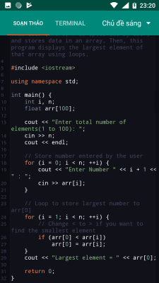 Скриншот приложения CPP N-IDE - C/C++ Compiler & Programming - Offline - №3