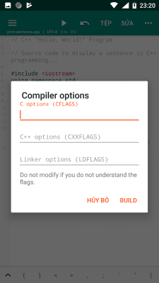 Скриншот приложения CPP N-IDE - C/C++ Compiler & Programming - Offline - №4