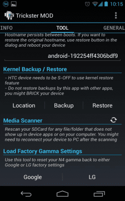 Скриншот приложения Trickster MOD Kernel Settings - №4