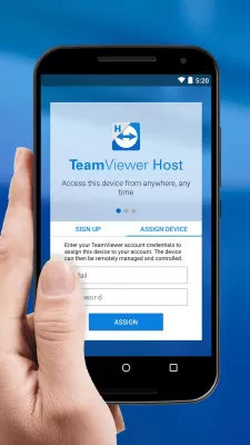 Скриншот приложения TeamViewer Host - №1