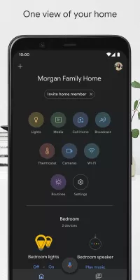 Скриншот приложения Google Home - №2