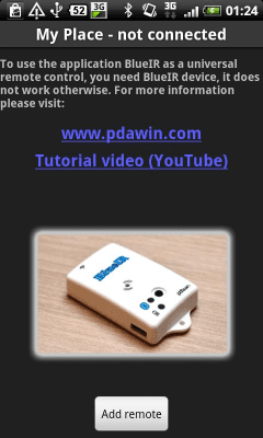 Скриншот приложения BlueIR - универсальный пульт - №4