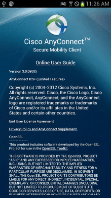 Скриншот приложения Rooted AnyConnect - №5