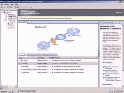 Скриншот приложения Internet Security and Acceleration (ISA) Server 2006 - №2
