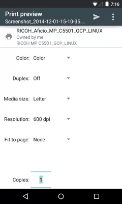 Скриншот приложения Виртуальный принтер - №5