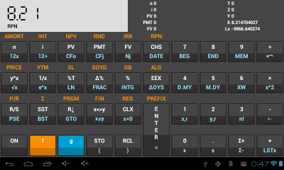 Скриншот приложения HP12c Financial Calculator Dem - №2