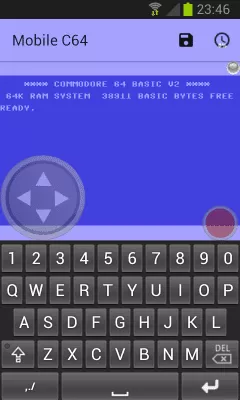 Скриншот приложения Mobile C64 - №1