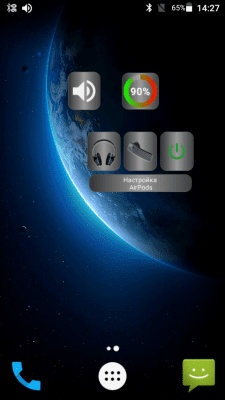 Скриншот приложения Bluetooth Audio Widget free - №1
