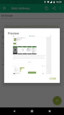 Скриншот приложения QR Droid Code Scanner - №3