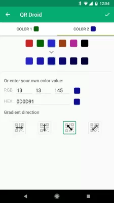 Скриншот приложения QR Droid Code Scanner - №6