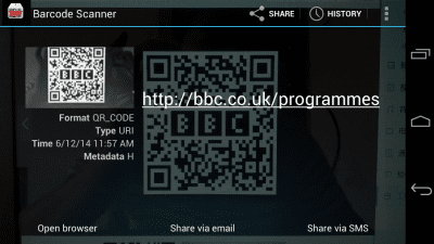 Скриншот приложения Штрих-QR Code Scanner - №2