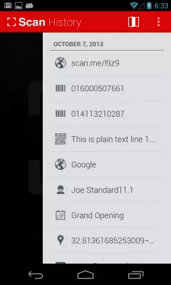 Скриншот приложения QR Code Reader - №2