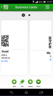 Скриншот приложения QR Droid Private - №3