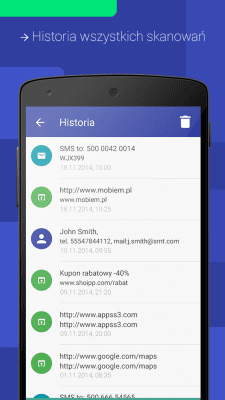 Скриншот приложения QR SKANER - №3