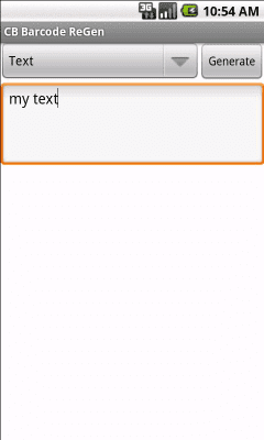 Скриншот приложения CB Barcode ReGen - №1