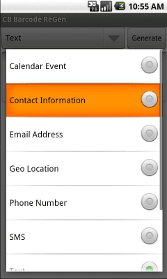 Скриншот приложения CB Barcode ReGen - №4