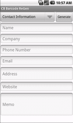 Скриншот приложения CB Barcode ReGen - №6