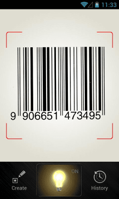 Скриншот приложения QR & Barcode reader (Secure) - №1