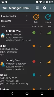 Скриншот приложения Wi-Fi Manager - №3