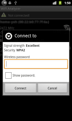 Скриншот приложения Wifi Connecter Library - №2
