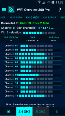 Скриншот приложения WiFi Overview 360 - №3