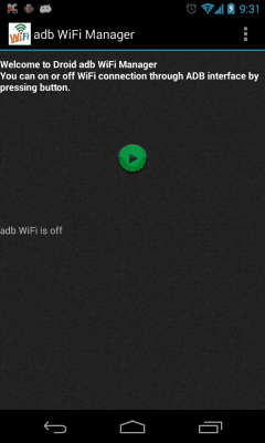 Скриншот приложения Droid ADB WIFI Manager - №1