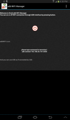 Скриншот приложения Droid ADB WIFI Manager - №6