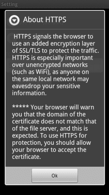 Скриншот приложения WiFi File Server - №3