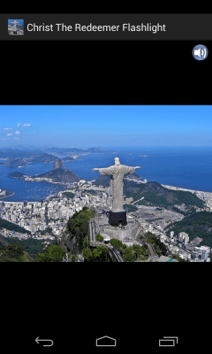 Скриншот приложения Фонарик "Христос-Искупитель" - №3