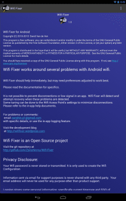 Скриншот приложения Wifi Fixer - №4